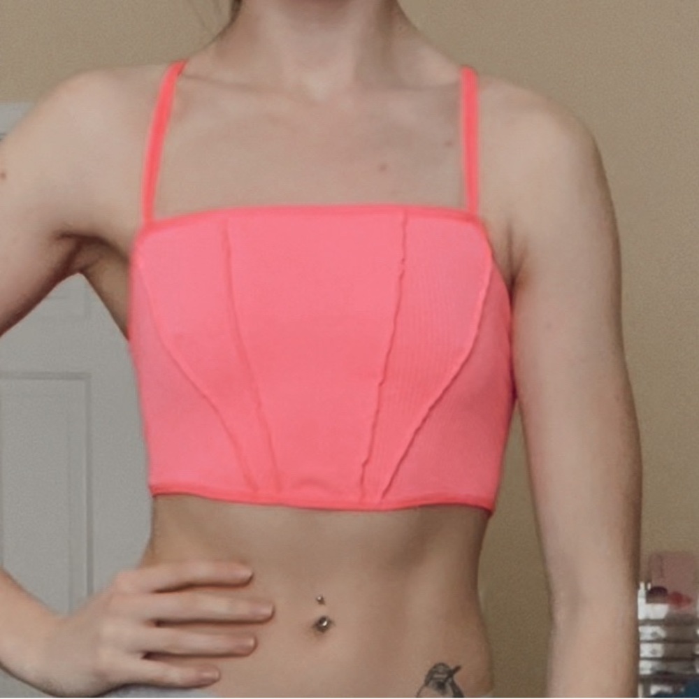Pink Urban Outfitters Crop Tank